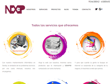Tablet Screenshot of nextpyme.com